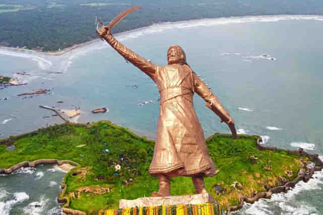 Shivaji statue at Rajkot Fort in Sindhudurg, Maharashtra (Photo: Indian Navy Media/X)